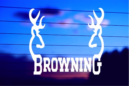 BROWNING CAR DECAL STICKER