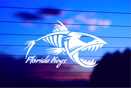 BONE FISH – FLORIDA KEYS CAR DECALS STICKER