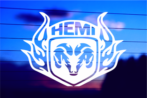 HEMI – DODGE CAR DECAL STICKER