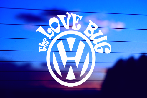 THE LOVE BUG – VW CAR DECAL STICKER