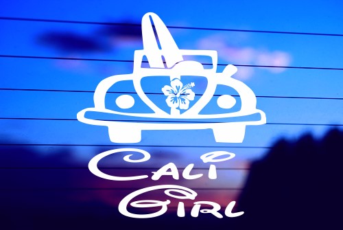 CA – CALI GIRL CAR DECAL STICKER