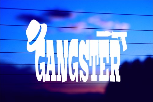 Gangster Car Decal Sticker