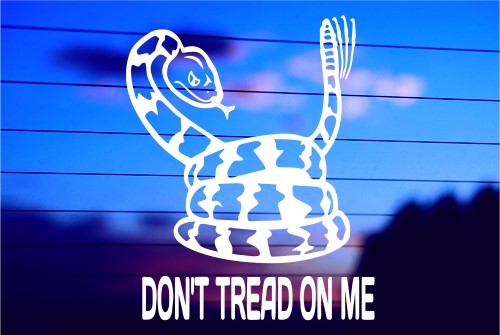 DON’T TREAD ON ME CAR DECAL STICKER