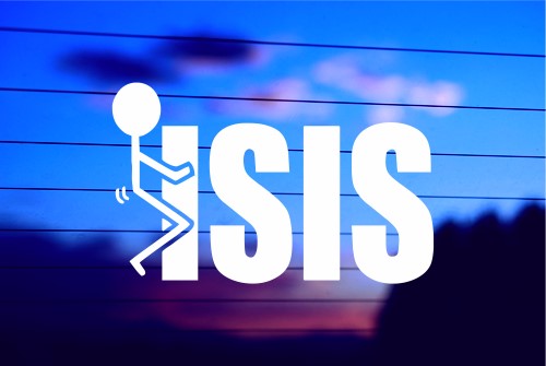 FUCK ISIS CAR DECAL STICKER