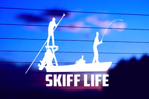 SKIFF LIFE CAR DECAL STICKER