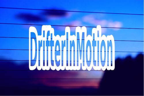 DRIFTER IN MOTION – JDM CAR DECAL STICKER