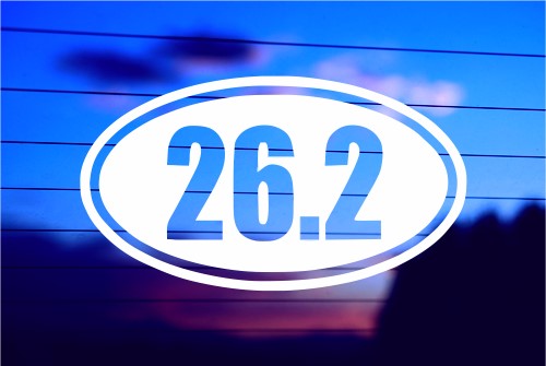 26.2 – RUNNING CAR DECAL STICKER