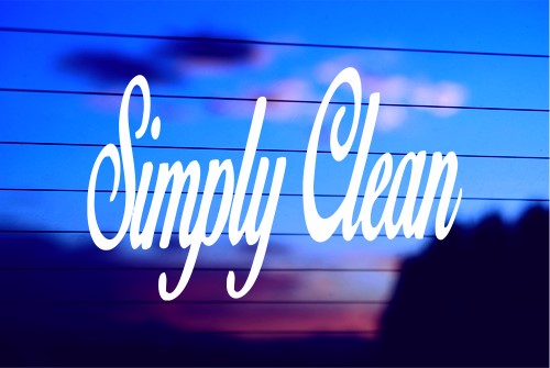 SIMPLY CLEAN – JDM CAR DECAL STICKER