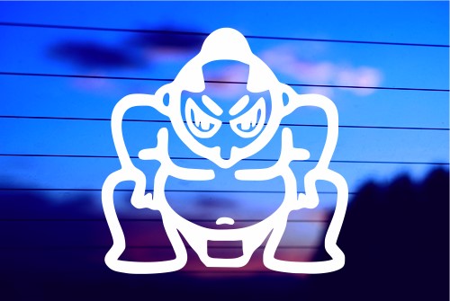 ANGRY JAPANESE SUMO – JDM CAR DECAL STICKER