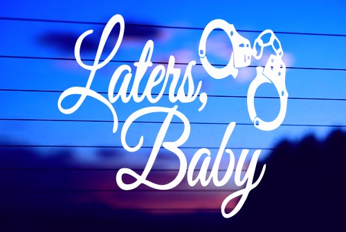 LATER’S BABY CAR DECAL STICKER