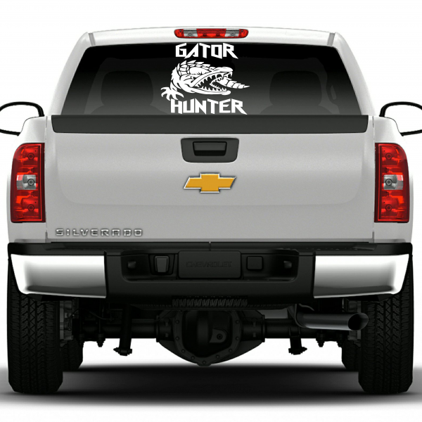 GATOR HUNTER CAR DECAL STICKER