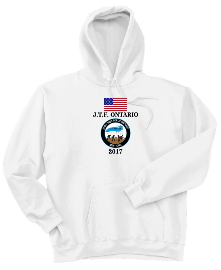 OPERATION LAKE ONTARIO-PROUDLY SERVED-NATIONAL GUARD HOODED SWEATSHIRT