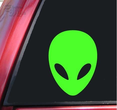 Alien Head High Quality Vinyl Car Decal Sticker
