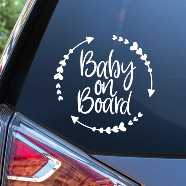 Baby On Board High Quality Vinyl Car Decal Sticker