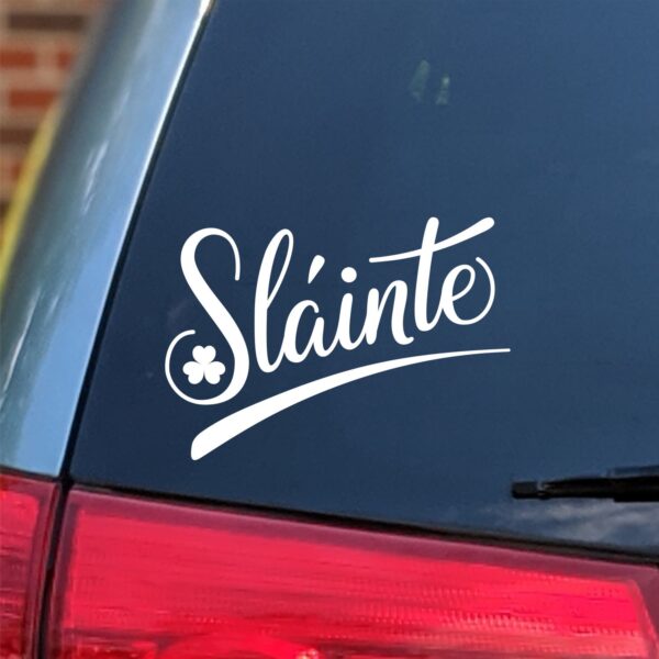 Slainte – Irish High Quality Vinyl Car Decal Sticker