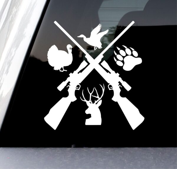 Hunting Decal Vinyl Sticker Cars Trucks Vans Walls Laptop Permanent